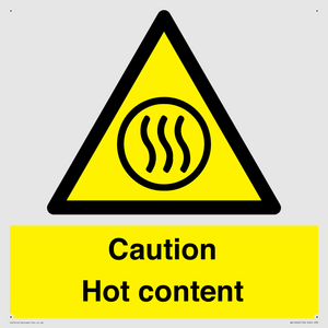 Caution Hot content